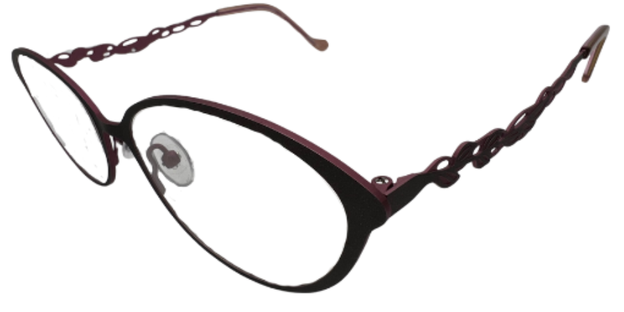 Zio Leaf 9 C.64 Satin Brown/Satin pink